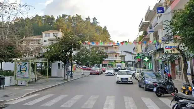 Κακοκαιρία στην Ηγουμενίτσα: Ξεριζώθηκε δέντρο και καταπλακώθηκαν αυτοκίνητα