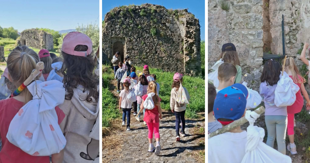 Παραμυθιά: Το Α' Νηπιαγωγείο «ζωντάνεψε» το Βυζαντινό Λουτρό με μια μοναδική δράση