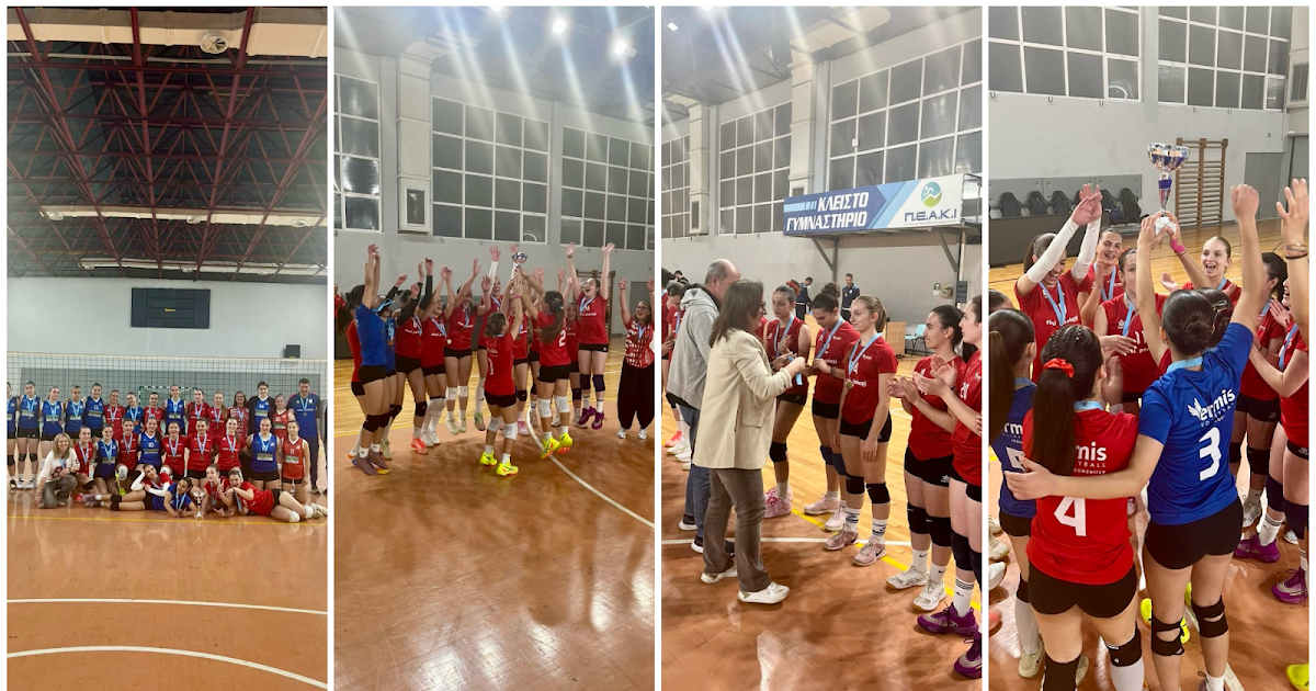 Κορυφαίες στη Δυτική Ελλάδα οι νεάνιδες του Ερμή Ηγουμενίτσας στην κατηγορία Κ18