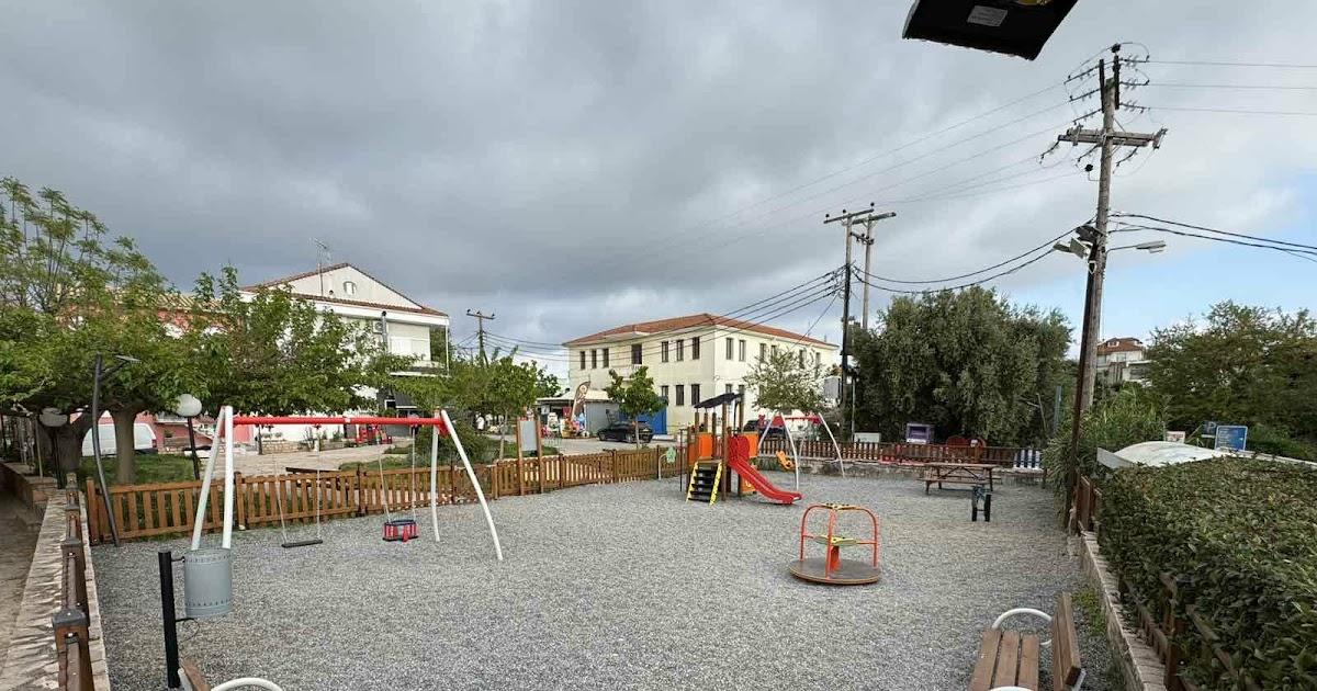 Ολική ανακατασκευή παιδικής χαράς στην Πέρδικα Ηγουμενίτσας με δωρεά του MarBella