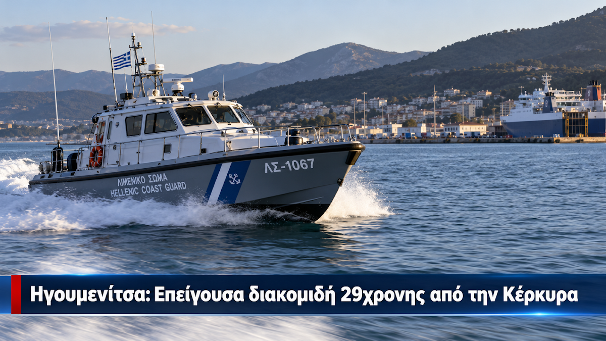 Ηγουμενίτσα: Επείγουσα διακομιδή 29χρονης από την Κέρκυρα με σκάφος του Λιμενικού