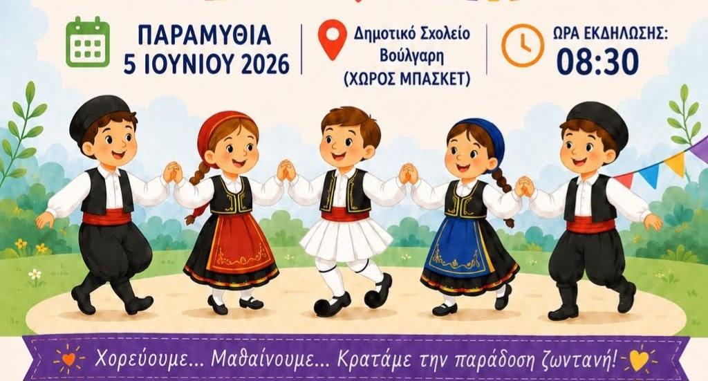 1ο Φεστιβάλ Παιδικών Παραδοσιακών Χορών στην Παραμυθιά