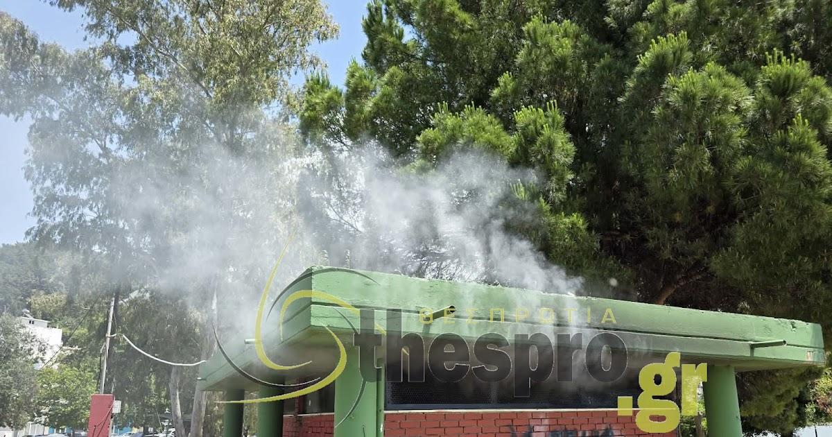 Ηγουμενίτσα: Πυρκαγιά σε εγκαταλελειμμένες εγκαταστάσεις κοντά στον ποδηλατόδρομο