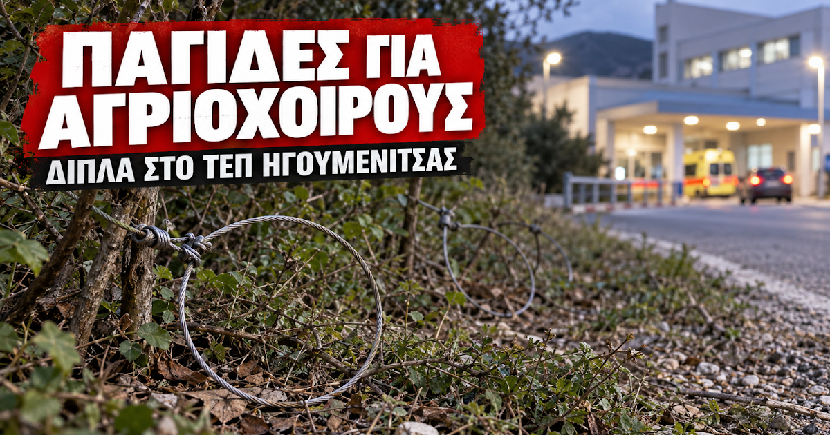 Ηγουμενίτσα: Παγίδες για αγριόχοιρους δίπλα στο ΤΕΠ και σύλληψη επ αυτοφώρω