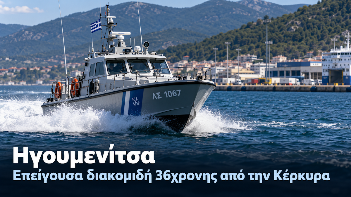 Επείγουσα διακομιδή 36χρονης από την Κέρκυρα στην Ηγουμενίτσα