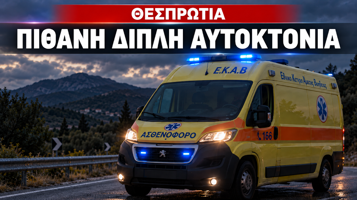 Θεσπρωτία: Σοκ με πιθανή διπλή αυτοκτονία ηλικιωμένου ζευγαριού – Το σημείωμα και τα δηλητήρια