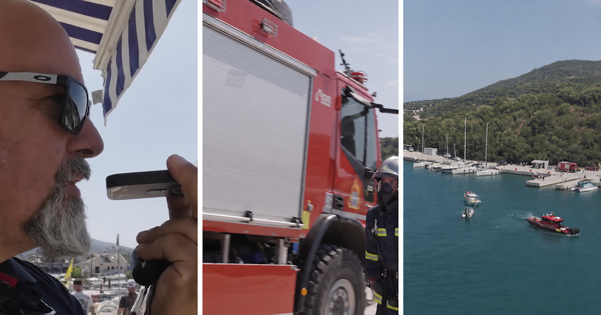 Μεγάλη άσκηση ετοιμότητας στο λιμάνι της Ηγουμενίτσας – Εικόνες και βίντεο