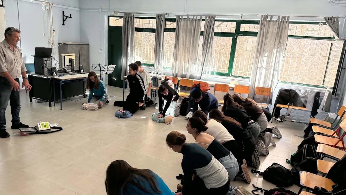 Μαθητές του 1ου ΓΕΛ Ηγουμενίτσας συμμετείχαν σε πανελλαδική δράση ΚΑΡΠΑ
