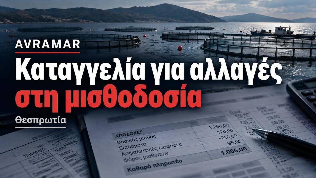 Θεσπρωτία: Καταγγελία εργαζομένων της AVRAMAR για αλλαγές στη μισθοδοσία