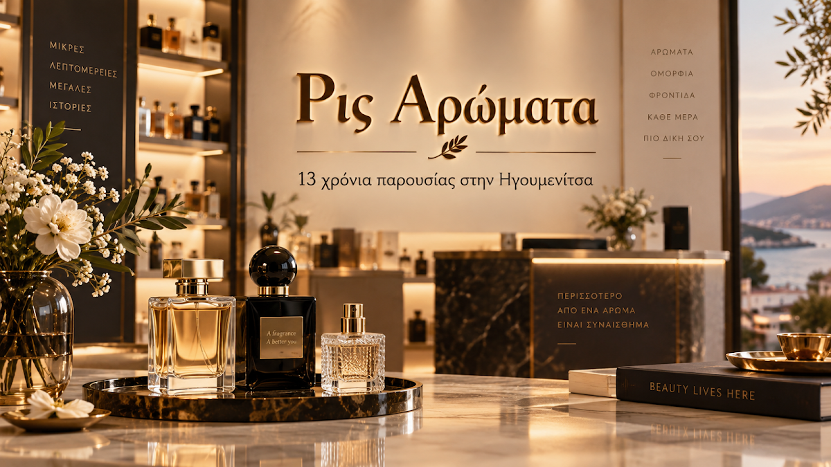 Ρις Αρώματα Ηγουμενίτσα: 13 Χρόνια Επιτυχίας και Προσωπικής Φροντίδας