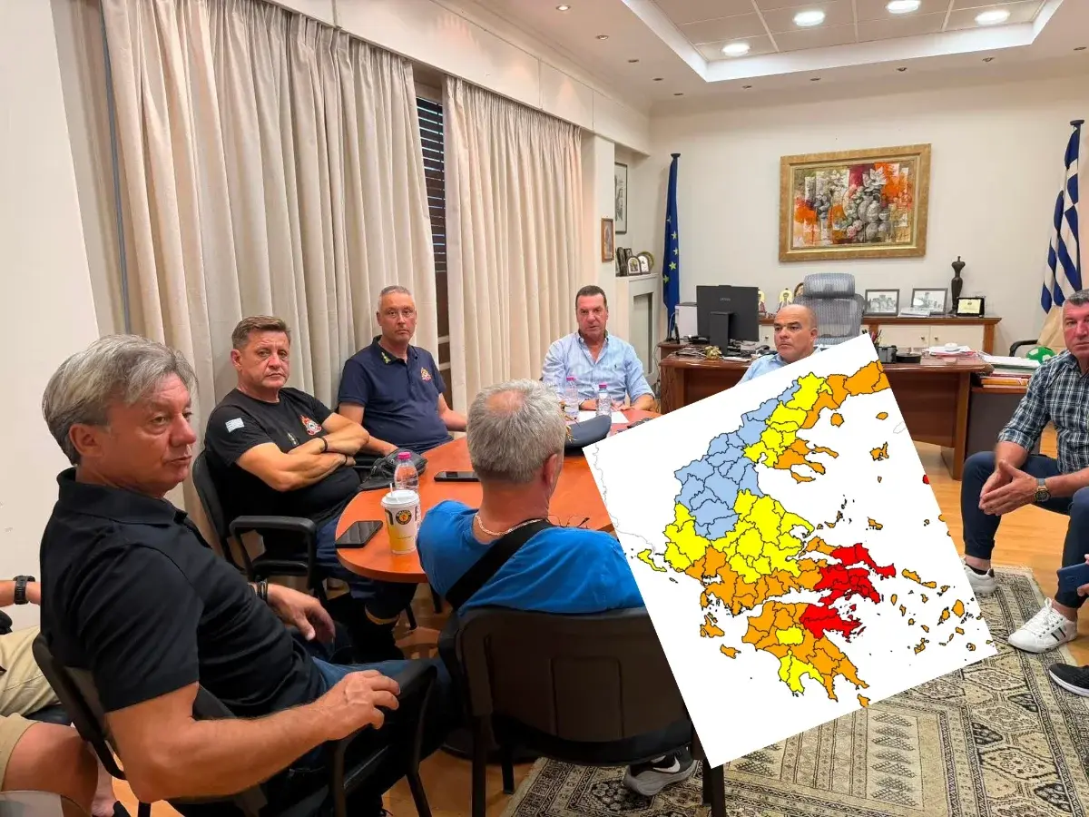Φωτιές: Σε κόκκινο συναγερμός η Ήπειρος - Έκτακτη σύσκεψη Πολιτικής Προστασίας στην Άρτα